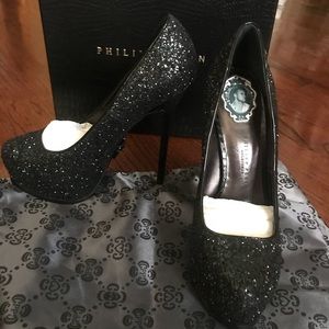 SOLD Philipp Plein Glimmer High Heel 38 1/2